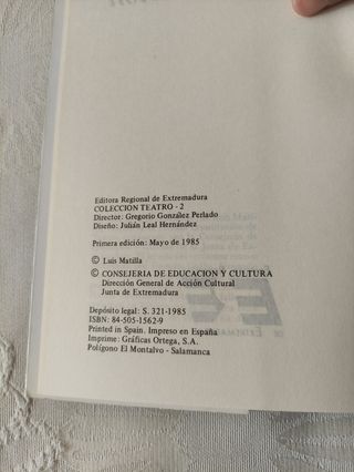 Teatro Editora Regional de Extremadura