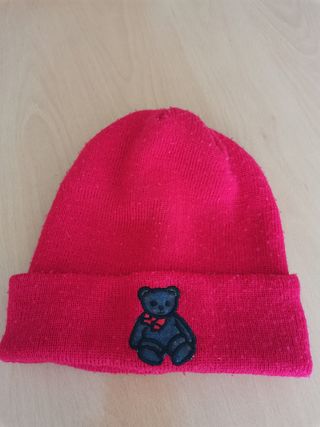 Gorro lana con osito