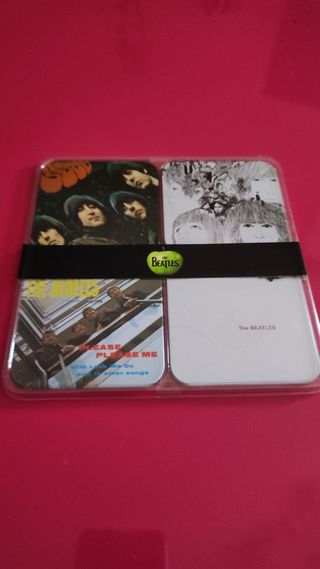 4 Posavasos de corcho The Beatles