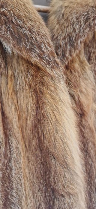 Chaquetón - Abrigo de piel de zorro rojo