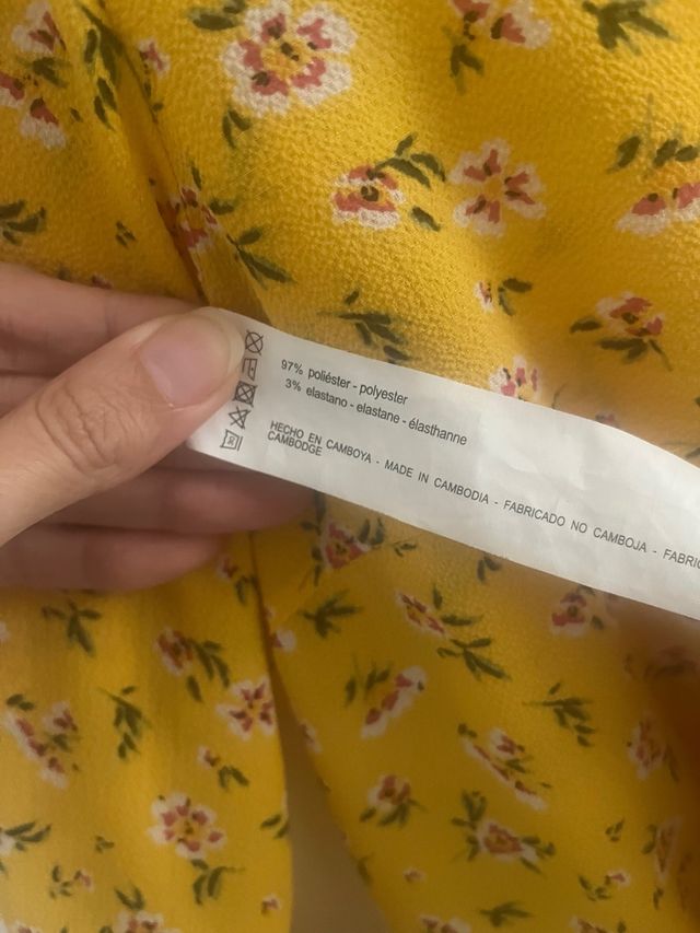 Camisa con volantes de Lefties talla S