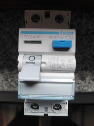Hager disjuntor interruptor diferencial