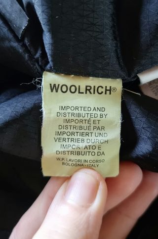 Giubbino Woolrich parka marrone