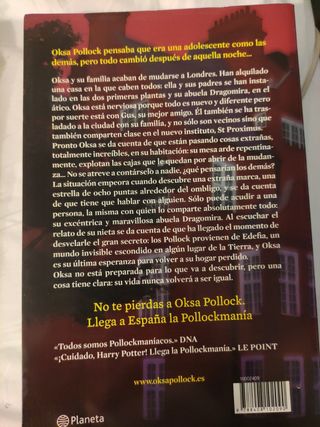 2 libros juveniles Oksa Pollock