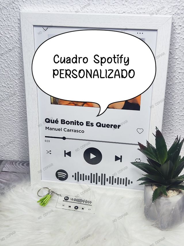 Cuadro personalizado SPOTIFY + LAVERO