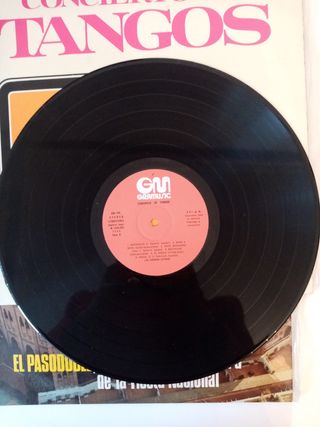Lote discos de vinilo tangos y pasodoble