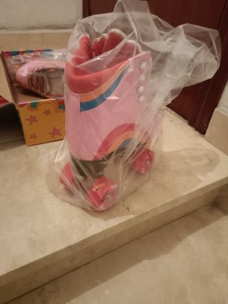 Patines de 4 ruedas.