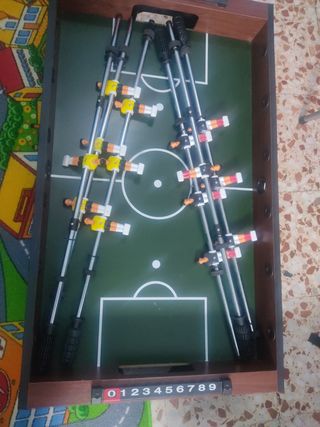 Futbolín madera