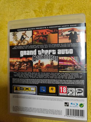 Grand Theft Auto San Andreas PS3