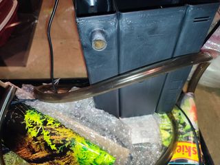 Pecera grande de 63 litros.