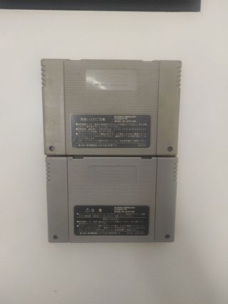 Lote Dragon Quest V y VI SNES NTSC