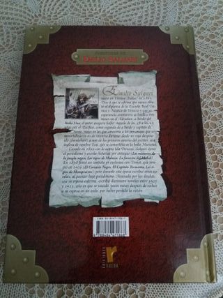 Tres libros de Emilio Salgari de Ediciones Rueda