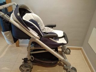 Carro con capazo+silla paseo + silla auto Chicco