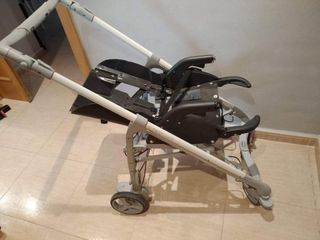 Carro con capazo+silla paseo + silla auto Chicco