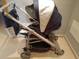 Carro con capazo+silla paseo + silla auto Chicco
