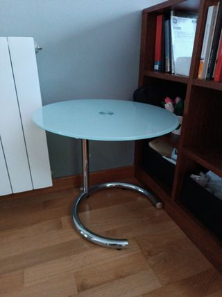 Mesa auxiliar cristal