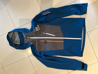 chaqueta ortovox pordoi azul lana merino nueva 