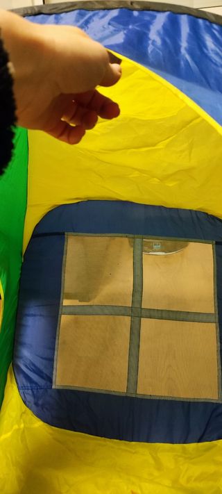 Casita de tela plegable