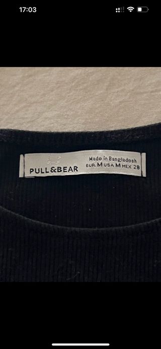 Crop top sin mangas Pull&Bear 2 unidades