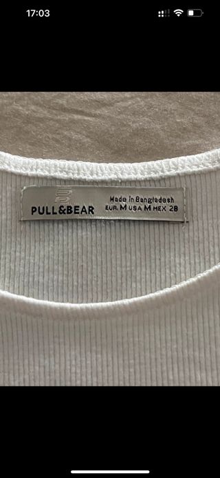 Crop top sin mangas Pull&Bear 2 unidades