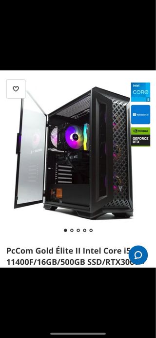 PC Gaming y monitor LG 27 pulgadas