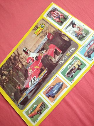 COLECCIONISMO ALBUM CROMOS TELE-MOTOR AÑO 1975