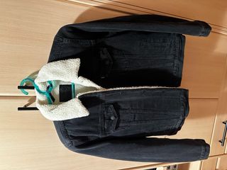 chaqueta tejana con borrego