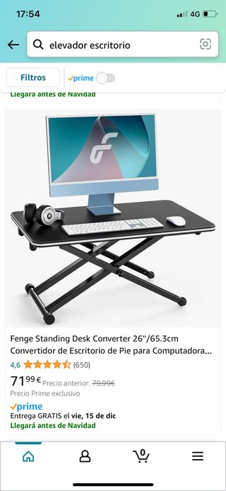 elevador de escritorio