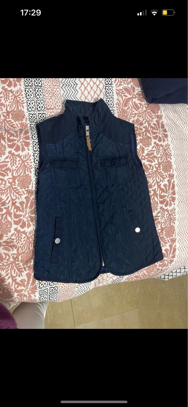 Chaleco azul marino de niña de 8/9/10 años