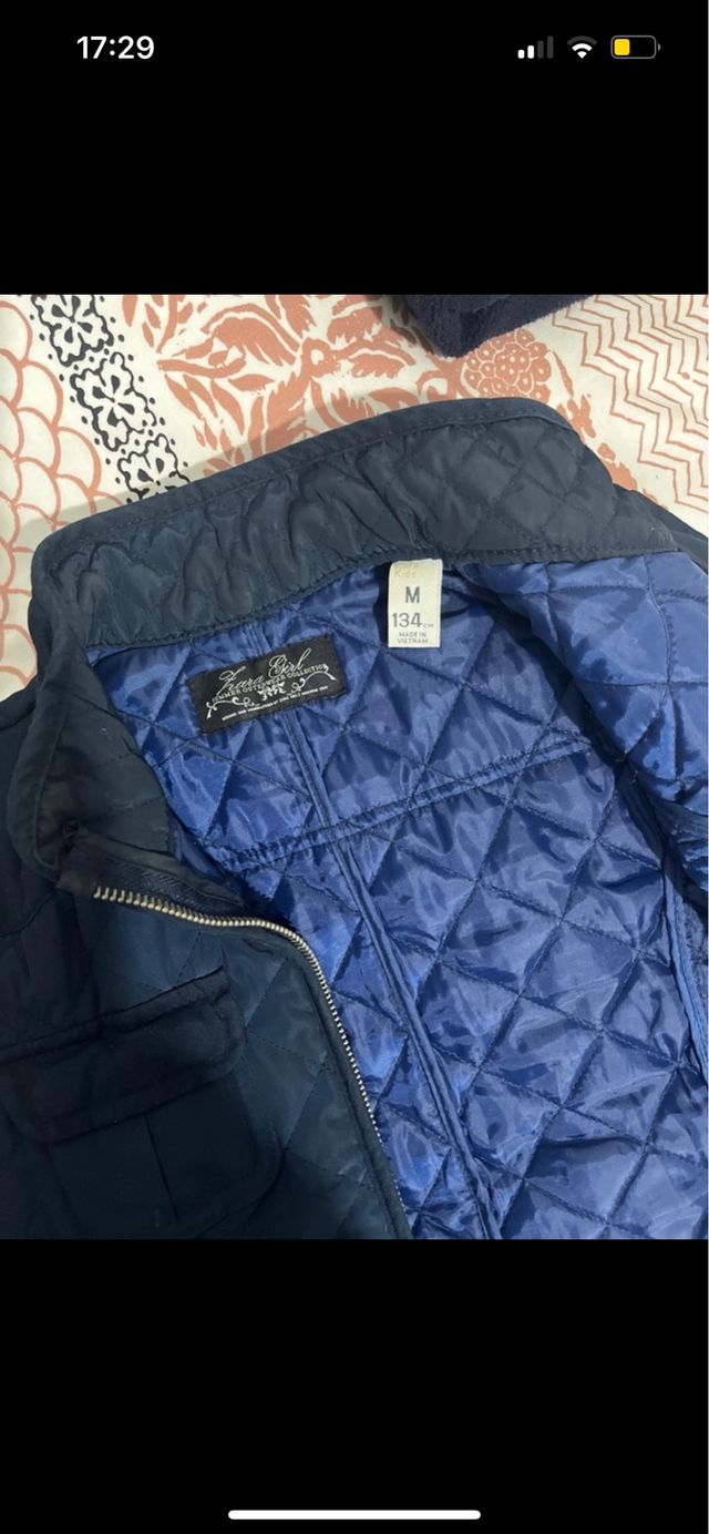 Chaleco azul marino de niña de 8/9/10 años