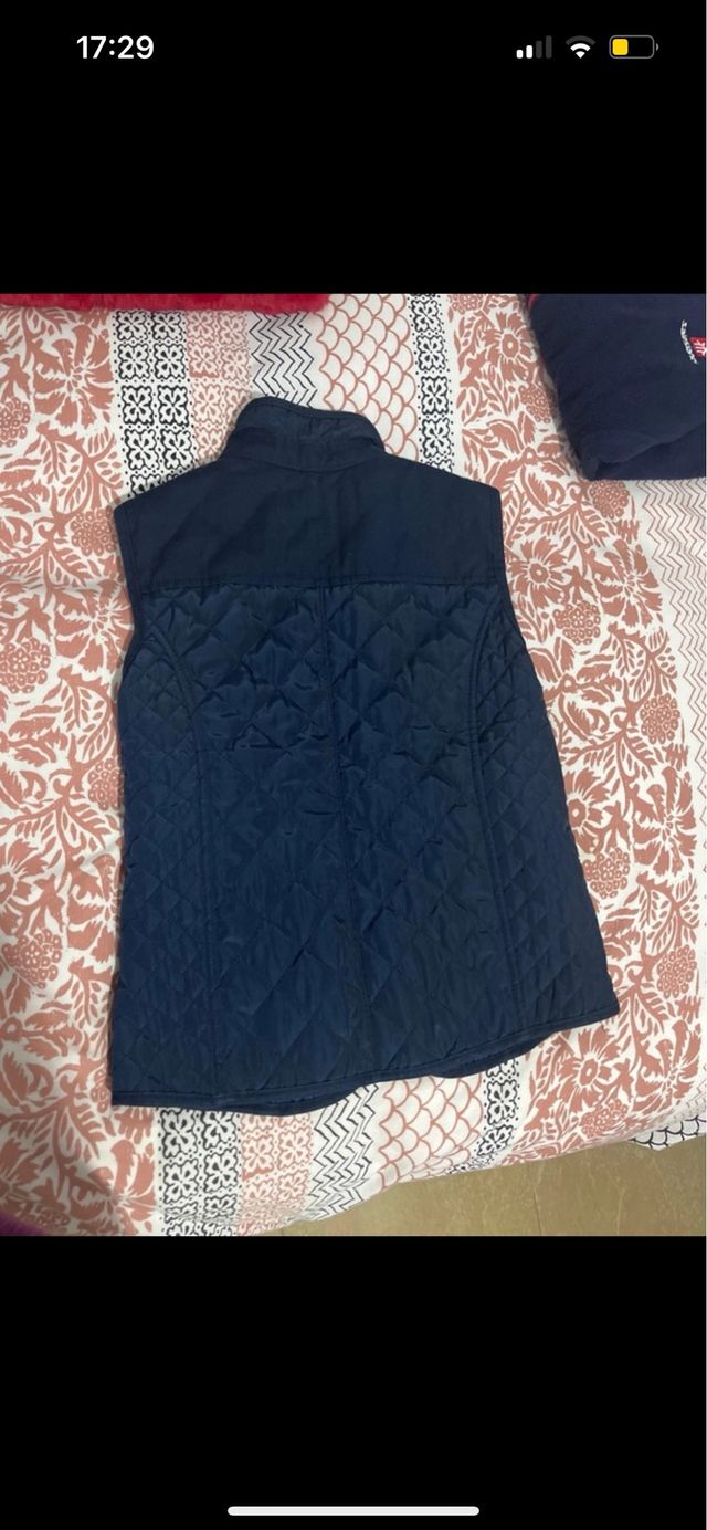 Chaleco azul marino de niña de 8/9/10 años