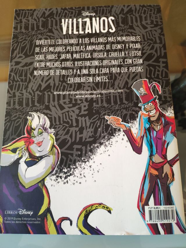 Libro colorear Disney