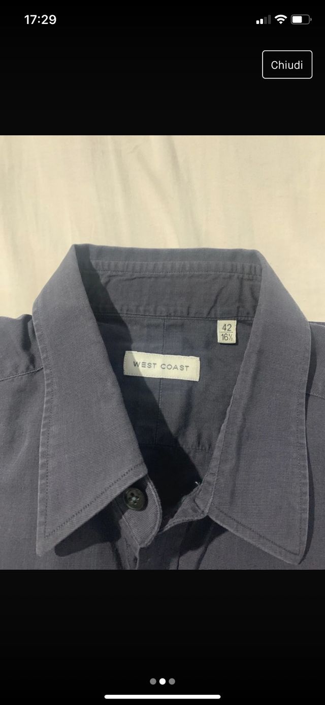 Camicia  uomo West Coast