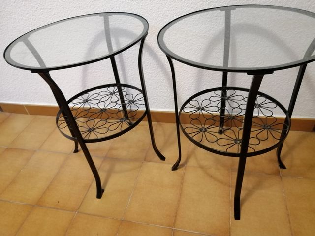 2 Mesas auxiliares Klingsbo de Ikea