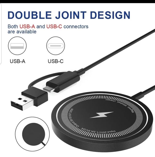 Cargador magnético carga rápida iPhone