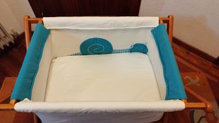 Minicuna bebe de madera