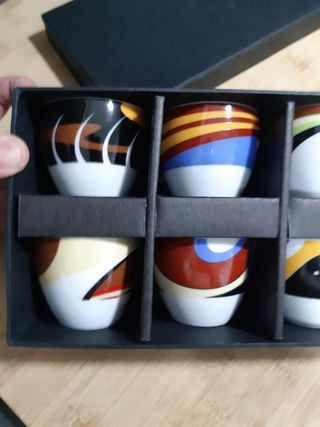 Juego Café 6 tazas + platos a estrenar