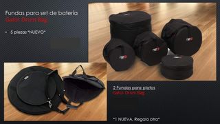 BATERÍA PEARL + FUNDAS NUEVAS