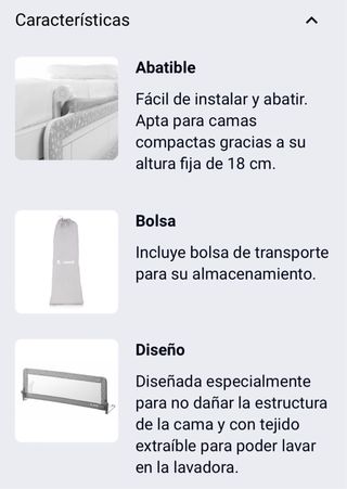 Barrera Cama Jané