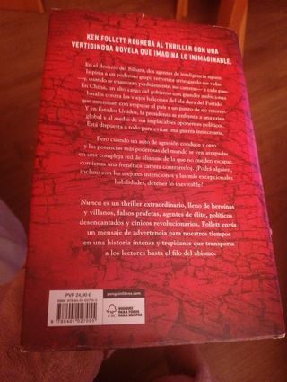 Nunca.   Ken Follett