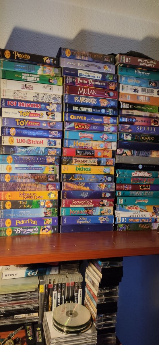 Cintas VHS Disney clásicos y demás
