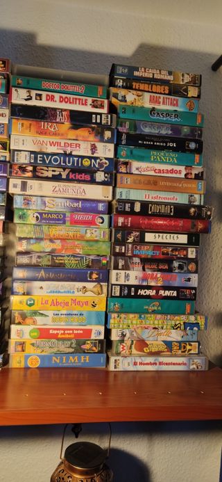 Cintas VHS Disney clásicos y demás