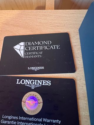 Reloj Longines con diamantes nuevo