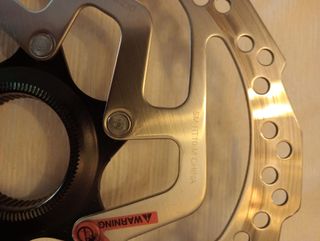 Discos freno Shimano RT 10. 180 y 160 Center lock.