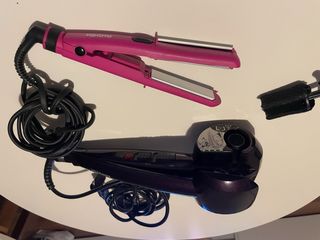 Rizador de pelo y plancha de viaje