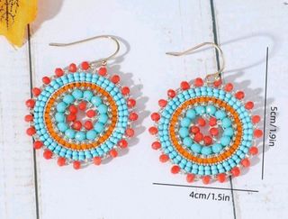 Pendientes estilo boho. Bohemio