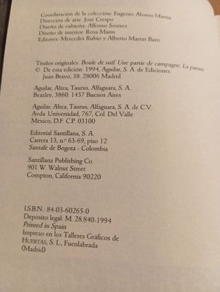 Bola de sebo de Guy de Maupassant