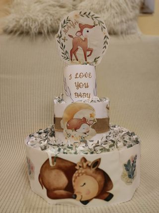 👣TARTA DE PAÑALES👶