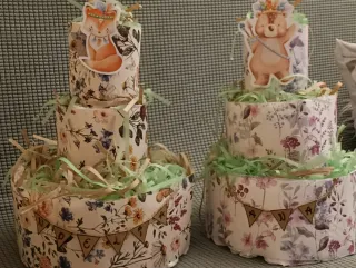 👣TARTA DE PAÑALES👶