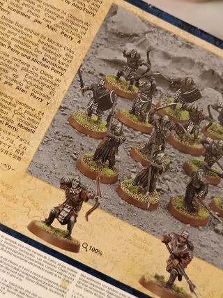 Miniaturas orcos d mordor el señor de los anillos